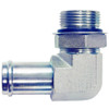 1/2" x 3/4"-16 Steel Hose Barb - Male ORB 90° Elbow  SO1139-8