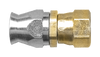 1/2 x 1/2" Brass 100R14 Reusable Hose End - Female 37° JIC Swivel  SR438-88