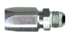 1/4 x 1/4" Steel 100R5 Reusable Hose End - Male 45° SAE  SR527-44