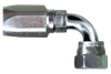 5/16 x 5/16" Steel 100R5 Reusable Hose End - Female 37° JIC Swivel 90° Elbow   SR539-55