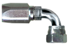 1/2 x 1/2" Steel 100R5 Reusable Hose End - Female 37° JIC Swivel 90° Elbow   SR539-88
