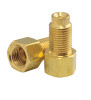 5/16 (1/2"-20) x 3/16 (3/8"-24) Brass Male 45° SAE Inverted Flare - Female 45° SAE Inverted Flare Adapter  WH-7817