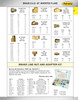 1/4 (7/16"-24) x 5/16 (1/2"-20) Brass Female 45° SAE Inverted Flare - Male 45° SAE Inverted Flare Adapter  WH-7829