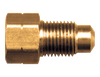 11-1.5mm x 3/16 (10-1.0mm) Brass Male European Bubble Flare - Female European Bubble Flare Adapter  WH-7935