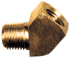 1/8" Extruded Brass Female NPT - Male NPT 45° Elbow  X124-A
