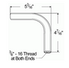 4-1/2" Offset 90° Extension Arm - Aluminum  10623