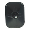 Rolled-Rim Mirror w/Ball Swivel - Black  12072