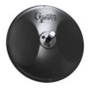 8" Round Convex Mirror w/Center-Mount Ball-Stud - Black  12182