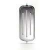 OEM Style Flat Ribbed-Back West Coast Mirror - Stainless Steel  16093
