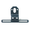 Universal Offset Steel License Plate Bracket - Black  43022