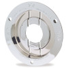 2-1/2" Round Lamp Theft Resistant Mounting Flange & Pigtail Retention Cap - Chrome  43163