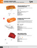 Two-Bulb Turtleback® No-Splice Clearance/Marker Lamp - Red  45442