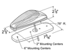 Small Aerodynamic Cab Marker Lamp - Amber  46813
