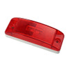 SuperNova® Sealed Turtleback® II LED Clearance/Marker Lamp w/Built-in Reflector w/Male Pin - Red  47072