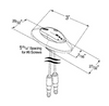 MicroNova® LED Clear Lens Clearance/Marker Lamp & Bezel - Red  47982