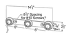 Low-Profile Round Style Light Bar - Red  49042