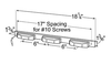 Aluminum Thin-line Ligth Bar - Red  49132