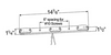 2-1/2" Oval LED Light Bar - Retail - Red  49212-5
