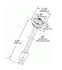 MicroNova® DOT LED Clearance/Marker Lamp w/Grommet Multi-Volt - Red  49282