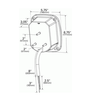 Supernova® Three-Stud LED Stop/Tail/Turn Lamp & License Window w/Blunt Cut Wires - Red/Clear  50920