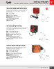 Two-Stud Lamp w/Pigtail Right Hand - Red/Amber  55410