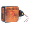 Pedestal-Mount Lamp w/Pigtail Left Hand - Red/Amber  55460