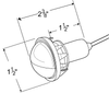 Compact Courtesy Lamp - Clear  60101