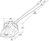 MicroNova® Multi-Volt LED License Lamp Vertical Mount - Clear  60781