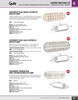 SuperNova® Oval Dual-System LED Backup Lamp Vertical Grommet Mount w/Male Pin - Clear  62591