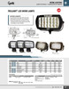 Trilliant® LED - Spot Beam Work Lamp w/Blunt Cut Wire - Clear  63571