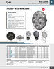 Trilliant® 36 LED Work Lamp w/SuperSeal® Hard Shell Connector Superseal Connection w/Pigtail 12/24V - Clear  63971