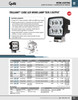 Trilliant® Cube 2.0 LED Work Lamp - Flood Beam w/SuperSeal® Hard Shell Connector Superseal Connection w/Pigtail - Clear  63F61