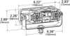 LED Bracket Mount Fog Lamps - (pair pack)  64H51-4