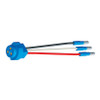6" Stop/Tail/Turn Three-Wire Female Pin Pigtail w/.180" Bullet Connectors  66815