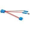 6" Midturn Female Pin - Male Pin Adapter Pigtail  66820