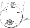 4" LED Strobe Lamp - Clear  77351