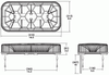 Class I LED Mini Permanent Mount Lamp Bar 12/24V - Blue  78025