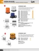 Class I LED Beacon w/S-Link Synchronization Vacuum Mount - Amber  78043