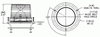 Material Handling LED Beacon Class III Magnetic Mount Short Lens - Blue  78105
