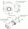 6-Diode LED Directional Warning Lamp S-Link Technology Surface Mount - Amber  79033