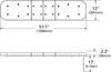 51" Large Tow Bar LED Lamp Bar - Amber  79133
