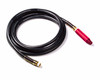 1/2" x 12' Black EPDM Air Hose w/Red Anodized Grip & Male NPT Fittings  81-0112-GR