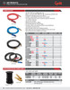 1/2" x 20' Black EPDM Air Hose w/Red Anodized Grip & Male NPT Fittings  81-0120-GR