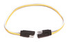 10 AWG @ 12" Flat 2 Pin Trailer Connector - Black/White  82-1035