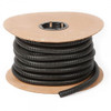 5/8" Split Flex Convoluted Tubing Nylon Split Loom @ 250' - Black  83-8033-250