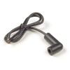 18 AWG 1-Wire (.157 - .159) Molded Sensor Receptacle @ 12" Wire 90° - Black  84-1069