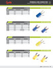 12 - 10 AWG Nylon Spade Terminals #8 - #10 @ 15 Pack - Yellow  84-2222