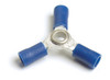 16 - 14 AWG Vinyl 3-Way "Y" Connectors @ 5 Pack - Blue  84-2381