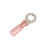 22 - 18 AWG Heat Shrinkable Ring Terminals 1/4" @ 15 Pack - Red  84-2417