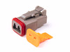 Deutsch - DT Series Housing & Wedgelocks 2-Way Male Plug @ 2 Pairs  84-2471